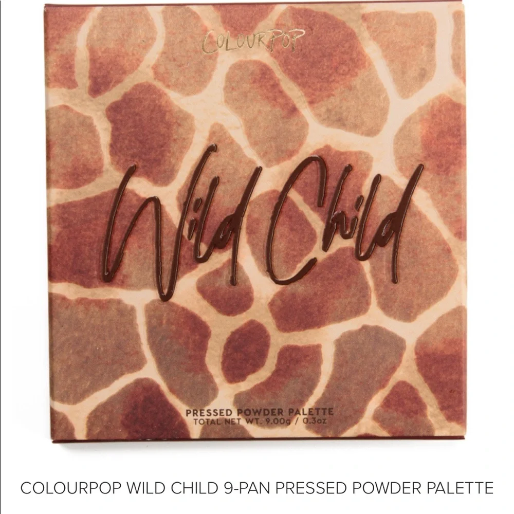 ColourPop Wild Child 9-Pan Pressed Powder Palette NIB